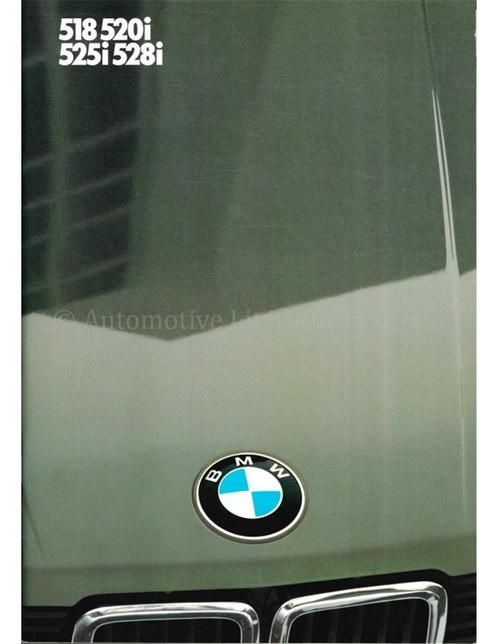 1984 BMW 5 SERIE BROCHURE NEDERLANDS, Boeken, Auto's | Folders en Tijdschriften, BMW