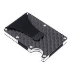 Aluminium Carbon Fiber Wallet - Portemonnee Portefeuille, Verzenden, Nieuw