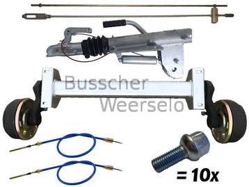 As Set compleet Aanhangw. V-1400KG Div. Padmaten - Enkelas