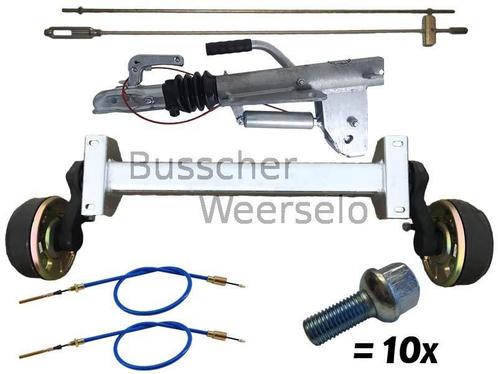 As Set compleet Aanhangw. V-1400KG Div. Padmaten - Enkelas, Auto diversen, Aanhangwagen-onderdelen, Nieuw, Ophalen of Verzenden