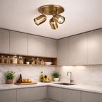 Highlight Ovale Spot 3-lichts Brons, Huis en Inrichting, Lampen | Plafondlampen, Nieuw
