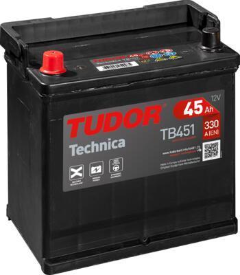 Tudor Technica accu | TB451 | 12V 45Ah, Auto-onderdelen, Accu's en Toebehoren, Ophalen of Verzenden