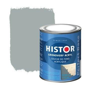 Histor Grondverf Acryl - Grijs - 0,25 liter (Lakverf), Doe-het-zelf en Verbouw, Verf, Beits en Lak, Lak, Grijs, Nieuw, Minder dan 5 liter
