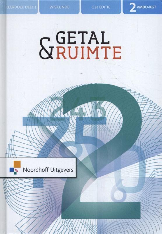 Getal en ruimte 12e ed 2 vmbo kgt deel 1 9789001900236, Boeken, Studieboeken en Cursussen, Zo goed als nieuw, Verzenden