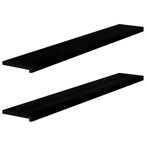 vidaXL Vensterbanken 2 st 160x25x2 cm massief eikenhout, Doe-het-zelf en Verbouw, Kozijnen en Schuifpuien, Nieuw, Verzenden