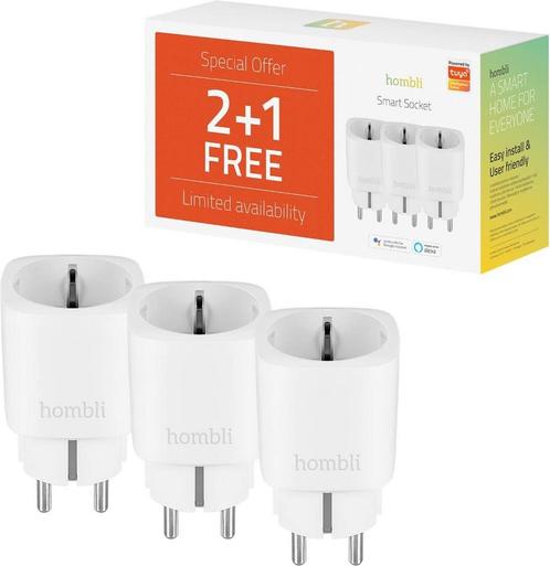 Hombli Slimme Stekker - Smart Plug met App Bediening - Wifi, Muziek en Instrumenten, Kabels en Stekkers, Zo goed als nieuw, Ophalen of Verzenden