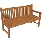 Teakhouten tuinbank 3 persoon 150 cm breed - teak bank, Nieuw, 3 zitplaatsen, Bank, Hardhout