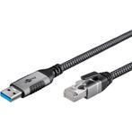 Goobay CAT 6 Netwekkabel - USB-A 3.0 (m) naar RJ45 (m) - 1, Computers en Software, Pc- en Netwerkkabels, Nieuw, Verzenden