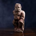 Het oude Egypte, kalksteen enorm God Bes - 19 cm