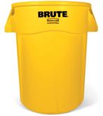 Rubbermaid Brute container 166,5 ltr geel, Verzenden