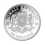 Somalische Olifant 1 oz 2014, Zilver, Losse munt, Overige landen, Verzenden