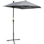 2 X 2 M Half Ronde Parasol Zonnescherm Met Beugel Waterdicht, Verzenden