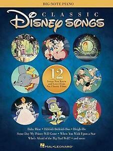 Classic Disney Songs - Big Note Piano Songbook by Hal, Boeken, Taal | Engels, Gelezen, Verzenden
