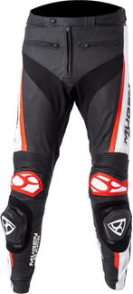 MUGENRACE RBRS-1 Zwart Wit Rode Leren Broek, Nieuw met kaartje, Broek | leer, MUGENRACE, Heren