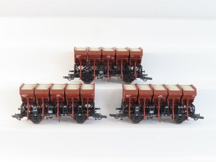 Roco H0 - 44074 - Modeltrein goederenwagonset (1) - 3-delige, Hobby en Vrije tijd, Modeltreinen | H0