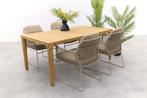 Taste Albano Latte/Liam tuinset - 180x100 cm. | AANVRAAG, Tuin en Terras, Verzenden, Nieuw, Hout, Tuinset
