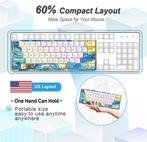 Gaming toetsenbord - Mechanisch toetsenbord - Mechanical Key, Verzenden, Zo goed als nieuw