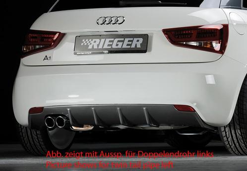 Rieger diffuser | Audi A1 8X | ABS Carbon-look, Auto-onderdelen, Carrosserie en Plaatwerk, Nieuw, Audi, Verzenden