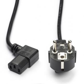 C13 kabel | ProCable | 5 meter (Haaks, Links), Computers en Software, Pc- en Netwerkkabels, Nieuw, Verzenden