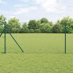 vidaXL Euro Hek Groen 1x25 m Staal, Verzenden, Nieuw, IJzer