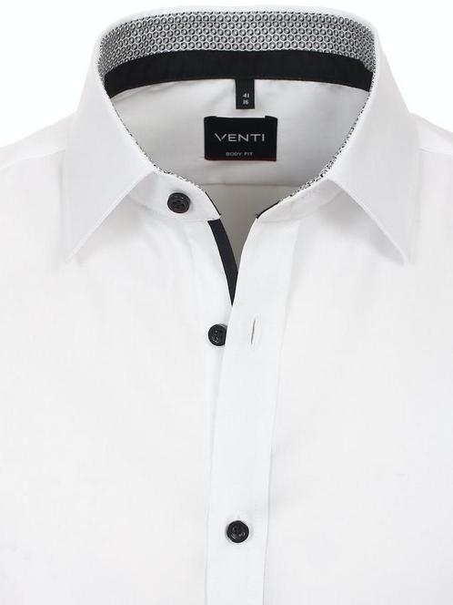 Venti Heren Overhemd Non Iron Wit Body Fit 134024500-001, Kleding | Heren, Overhemden, Wit, Nieuw, Verzenden