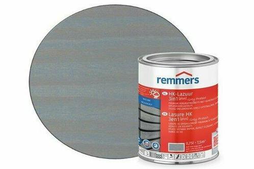 Remmers HK-lazuur Plus | Grey Protect Venstergrijs, Doe-het-zelf en Verbouw, Verf, Beits en Lak, Verzenden