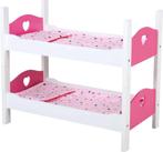 My Beautiful Dollsroom Houten Poppen-Stapelbed Roze/Wit, Ophalen of Verzenden, Zo goed als nieuw