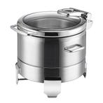 GGM Gastro | RVS Chafing Dish - 8,9 liter - Rond |, Zakelijke goederen, Horeca | Keukenapparatuur, Verzenden, Nieuw in verpakking