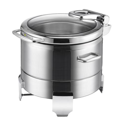 GGM Gastro | RVS Chafing Dish - 8,9 liter - Rond |, Zakelijke goederen, Horeca | Keukenapparatuur, Nieuw in verpakking, Overige typen