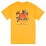 Fender T-Shirt Palm Sunshine Marigold S, Verzenden, Nieuw