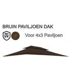 Dak 4 x 3 Haines Bruin, Tuin en Terras, Partytenten, Ophalen of Verzenden, Nieuw