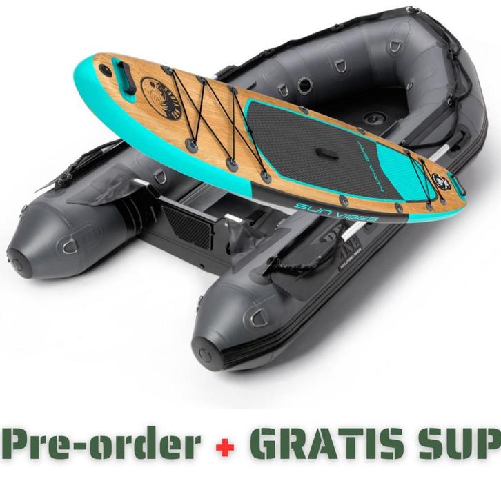 Gratis bij een Pré-order | BBLine Heavy Duty rubberboot, Watersport en Boten, Rubberboten, Minder dan 70 pk, Aluminium, Benzine