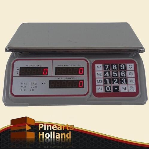 Horeca Weegschaal, Controle  & Prijs Weegschaal, 15 Kg x 2g, Doe-het-zelf en Verbouw, Weegschalen, Overige typen, Nieuw, Minder dan 50 kg