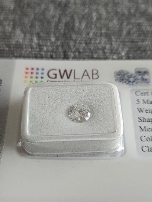 1 pcs Diamant (Natuurlijk) - 0.65 ct - Rond - E - SI2 -, Sieraden, Tassen en Uiterlijk, Edelstenen