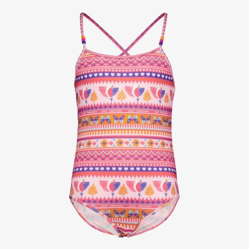 Osaga meisjes badpak roze oranje met print maat 158/164, Kleding | Heren, Badmode en Zwemkleding, Verzenden