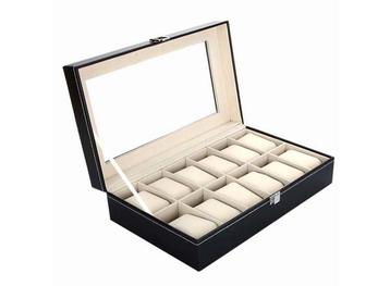 Lowander horlogebox - Voor 12 horloges beschikbaar voor biedingen