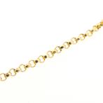 8 Krt. Jasseron schakel ketting | 42,5 cm (dames sieraden), Sieraden, Tassen en Uiterlijk, Antieke sieraden, Ophalen of Verzenden