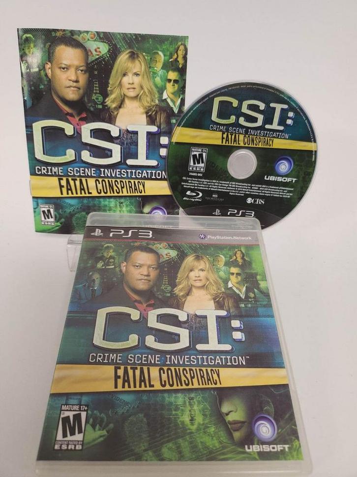 CSI: Crime Scene Investigation Fatal Conspiracy NTSC, Spelcomputers en Games, Games | Sony PlayStation 3, Ophalen of Verzenden