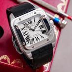 Cartier - Santos 100 Large - Zonder Minimumprijs - W20073X8, Nieuw