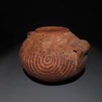 Oud-Egyptisch Terracotta Vas. Nagada II, 3500 - 3400 v.Chr.