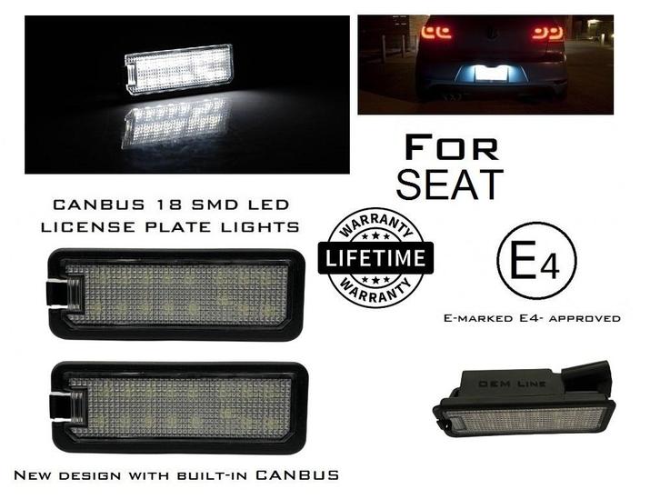 LED Kentekenverlichting voor Seat, Auto diversen, Tuning en Styling, Ophalen of Verzenden