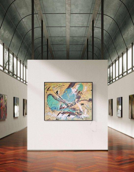 Castagna Maurizio 1961- XL - Sinfonia DellInvisibile, Antiek en Kunst, Kunst | Schilderijen | Modern