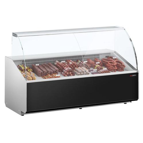 GGM Gastro | Koelvitrine - 2500mm - Donkerrood voorpaneel |, Zakelijke goederen, Horeca | Meubilair en Inrichting, Nieuw in verpakking