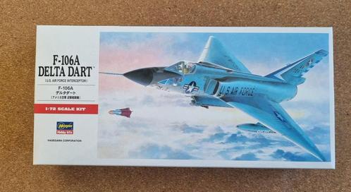 Hasegawa 00341 F-106A Delta Dart 1:72, Hobby en Vrije tijd, Modelbouw | Vliegtuigen en Helikopters, Hasegawa, Verzenden