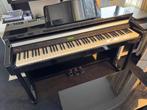 Digitale piano - zwart hoogglans met bank, Ophalen, Gebruikt, Zwart, Piano