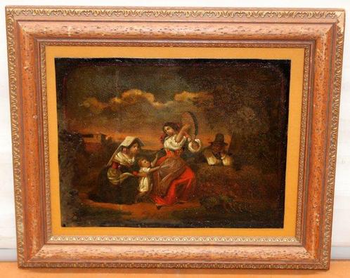 Spaanse school (XIX) - Fiesta campestre, Antiek en Kunst, Kunst | Schilderijen | Klassiek