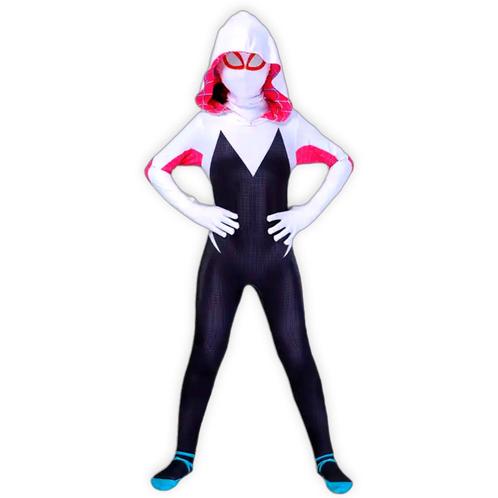 Spider Gwen - 128-134 (7-8 Jaar) - Verkleedkleding, Kinderen en Baby's, Carnavalskleding en Verkleedspullen, Nieuw, Ophalen of Verzenden