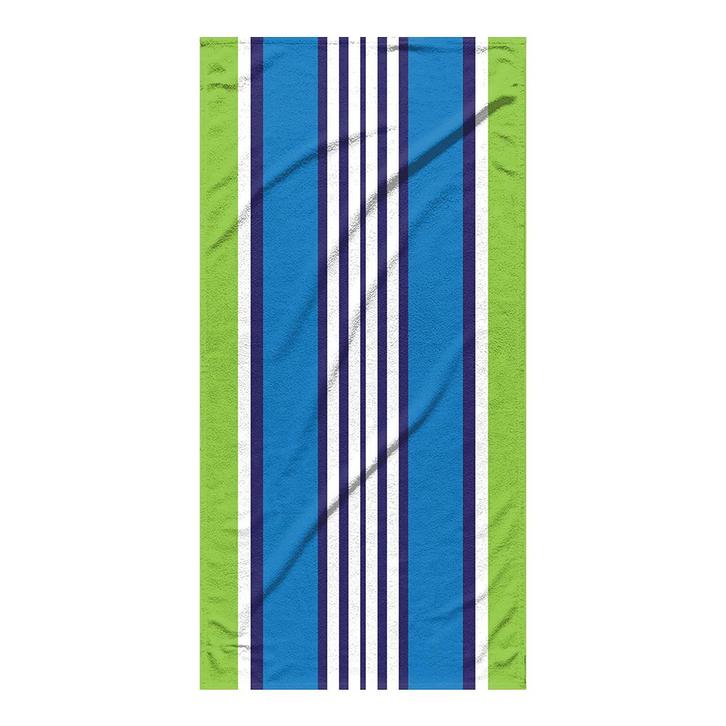 Strandlaken Nautical Stripes 75x150 cm, Huis en Inrichting, Badkamer | Badtextiel en Accessoires, Nieuw, Verzenden