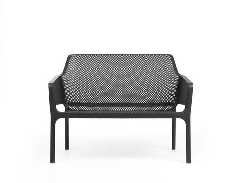 Nardi Net Bank Fiberglas - Antraciet, Tuin en Terras, Tuinsets en Loungesets, Ophalen of Verzenden