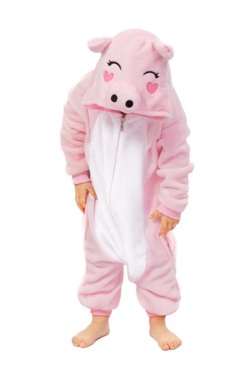 Onesie Varken Pakje 86-92 Varkenspak Kostuum Roze Big Pak Pe, Kinderen en Baby's, Carnavalskleding en Verkleedspullen, Nieuw, 104 of kleiner